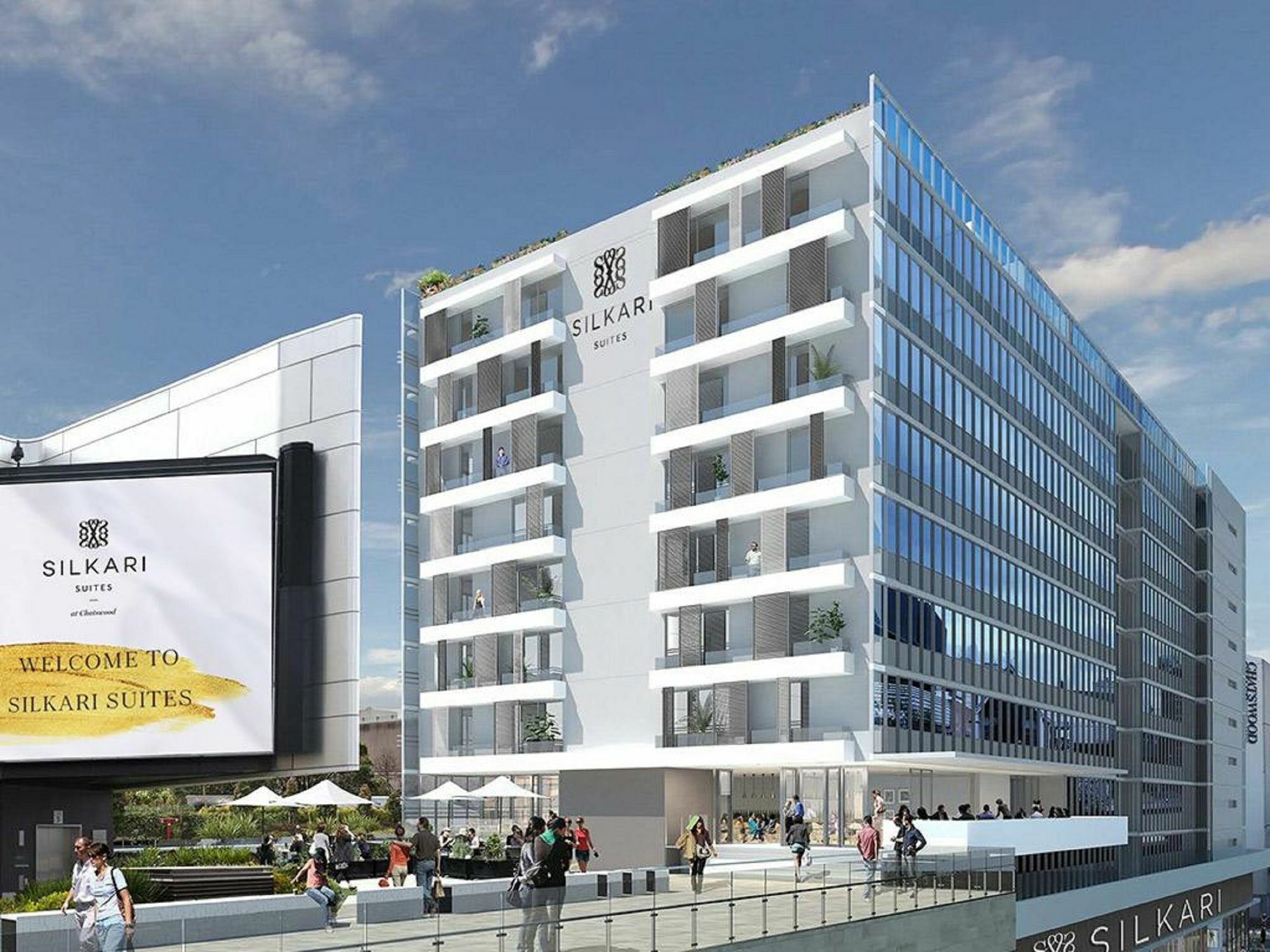 Silkari Suites At Chatswood Sidney Exterior foto